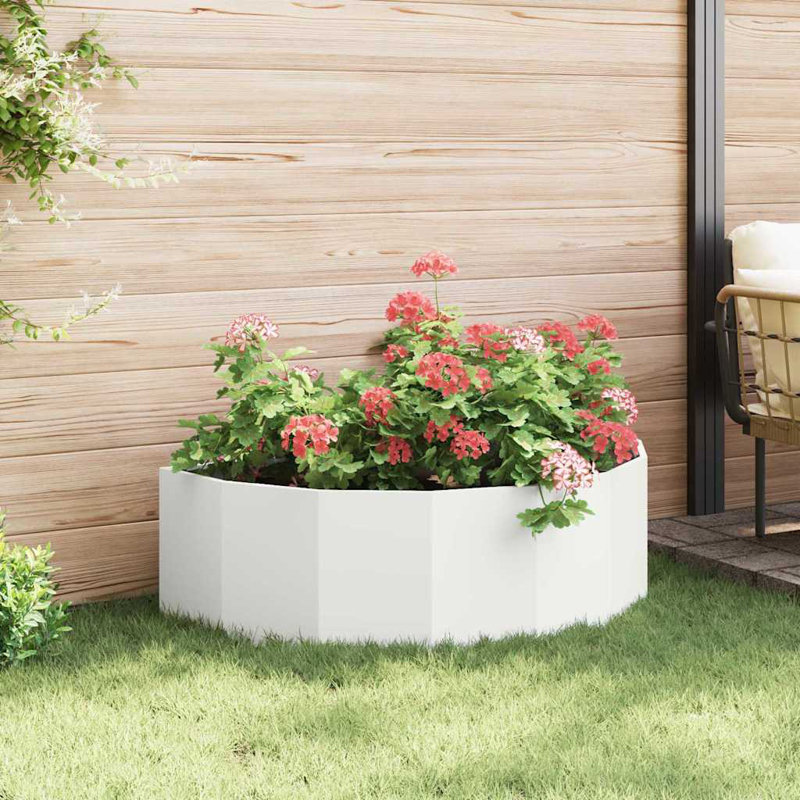 Planter Box, White, 35cm H x 120cm W x 60cm D