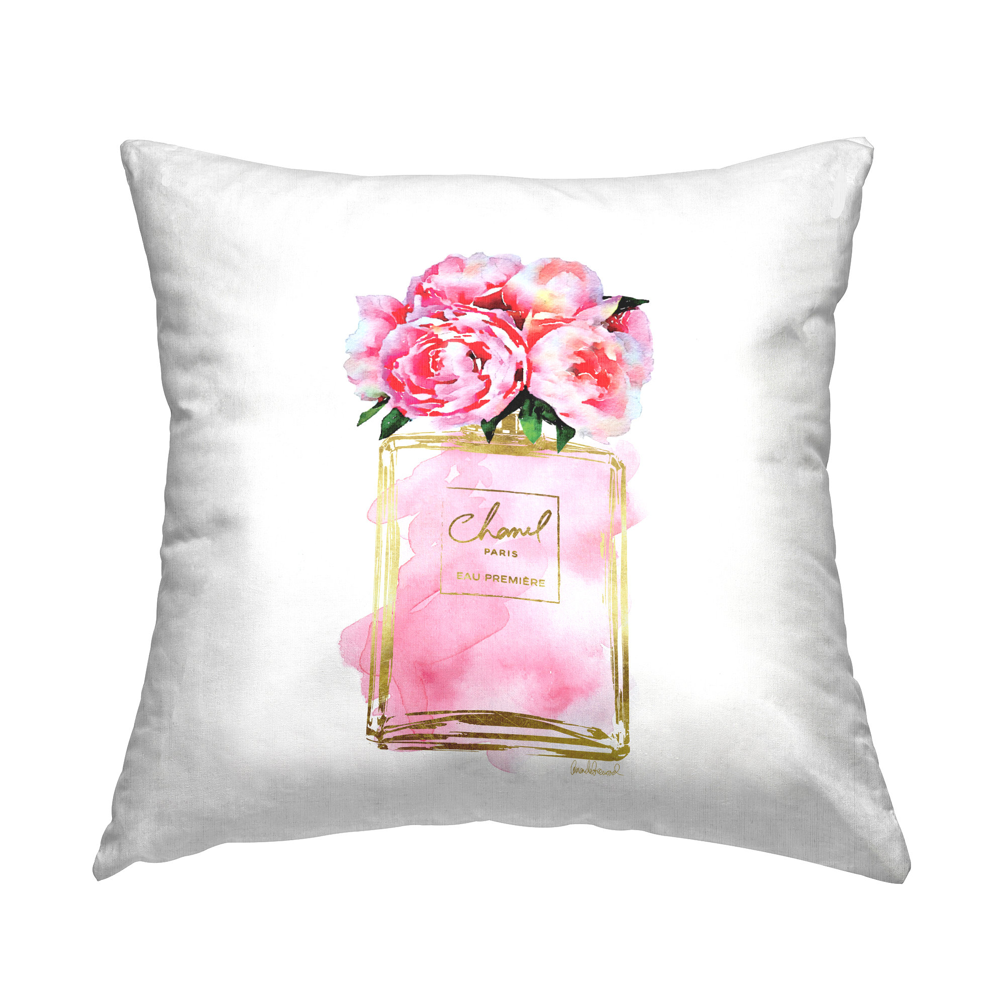 The Stupell Home Decor Collection Pink Roses and Toiletries