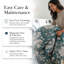 Ensemble d'édredon en duvet synthétique Vintage Garden-941424090-941424091