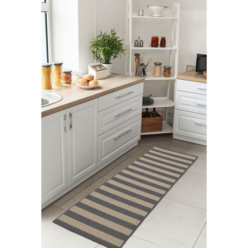 COMPASS STRIPE NAVY 160/230cm, Runner 67 x 300 cm