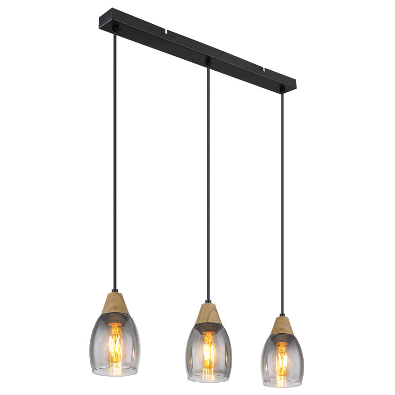 3 - Light Matte Black Pendant