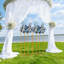 2 PCS Gold Iron Wedding Flower Stands-98705915
