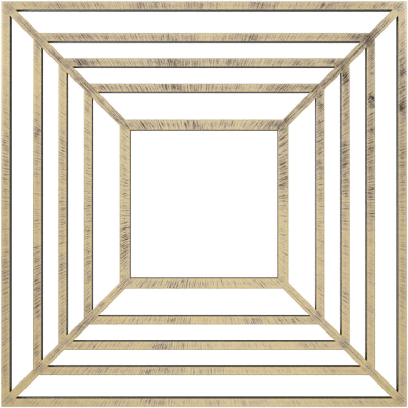 Médaillon de plafond percé en PVC de qualité architecturale 22 po x P 8 po x P 8 po x P 3/4 po argent antique
