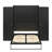 Her Majesty Murphy Bed with Storage Cabinets-88730511-89053059