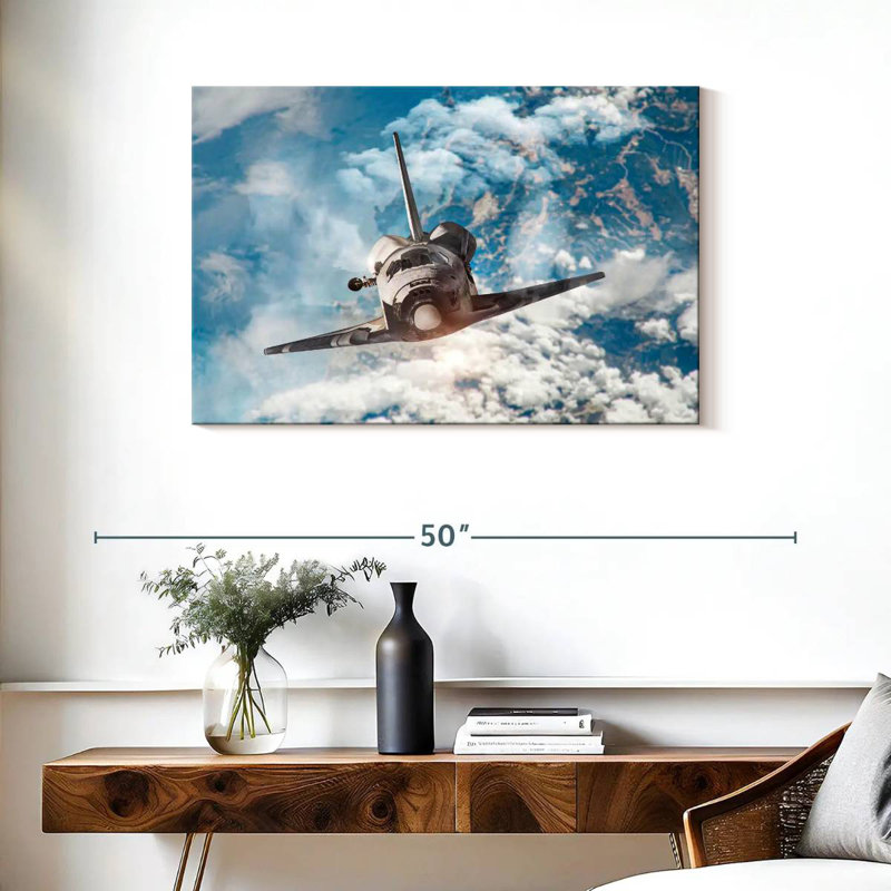 Oberle Spacecraft Ascent, 24" H x 36" W