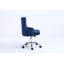 Chaise de travail en velours Kassandra-71022393