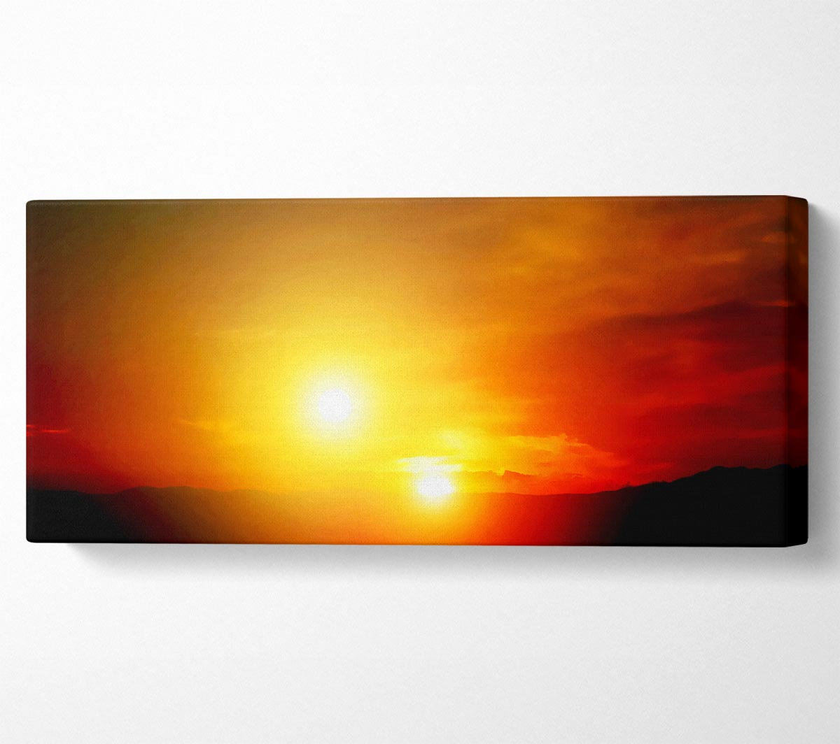 Ebern Designs Blazing Sun Duo - Wrapped Canvas Art Prints | Wayfair.co.uk