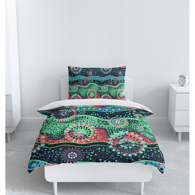 Modern & Contemporary Duvet Cover, King Duvet Cover + 2 King Shams