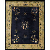 Handmade Wool Floral and Oriental Area Rug