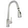 FlowCurve 1.5 in Centerset Touch Free Sensor Kitchen Faucet without Deckplate in Polished Chrome