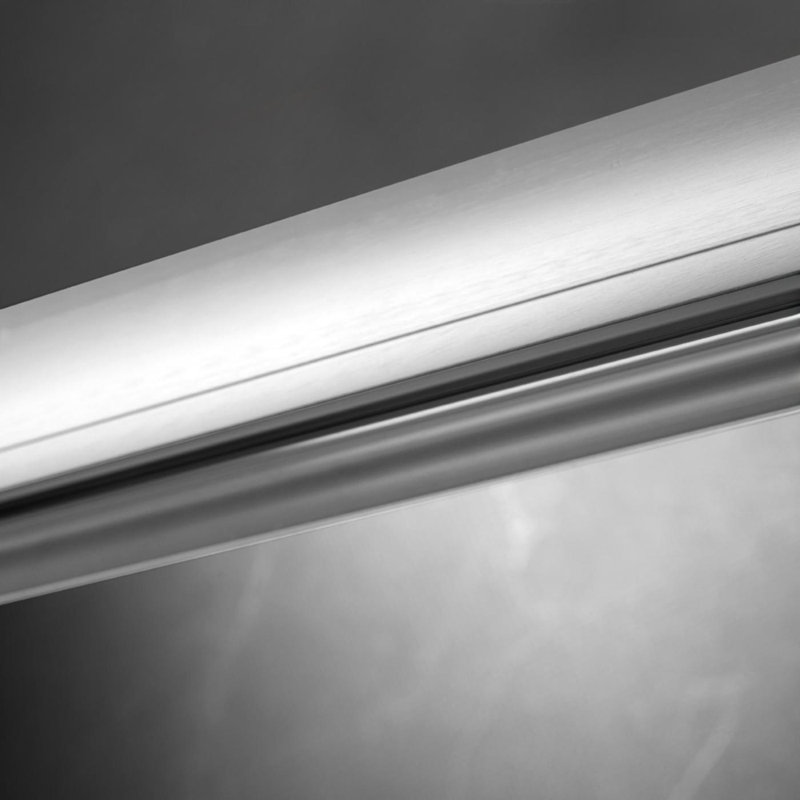 60'' W X 74'' H Door Sliding Frameless Shower Door With 6Mm Tempered Glass LYM-02 Brushed Nickel, Brushed Nickel