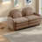 Cloud Comfort Sofas, Teddy 2 Seater Modern Loveseat For Home