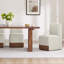 Bralan Polyester Blend Upholstered Side Dining Chair with Casters-2125801804