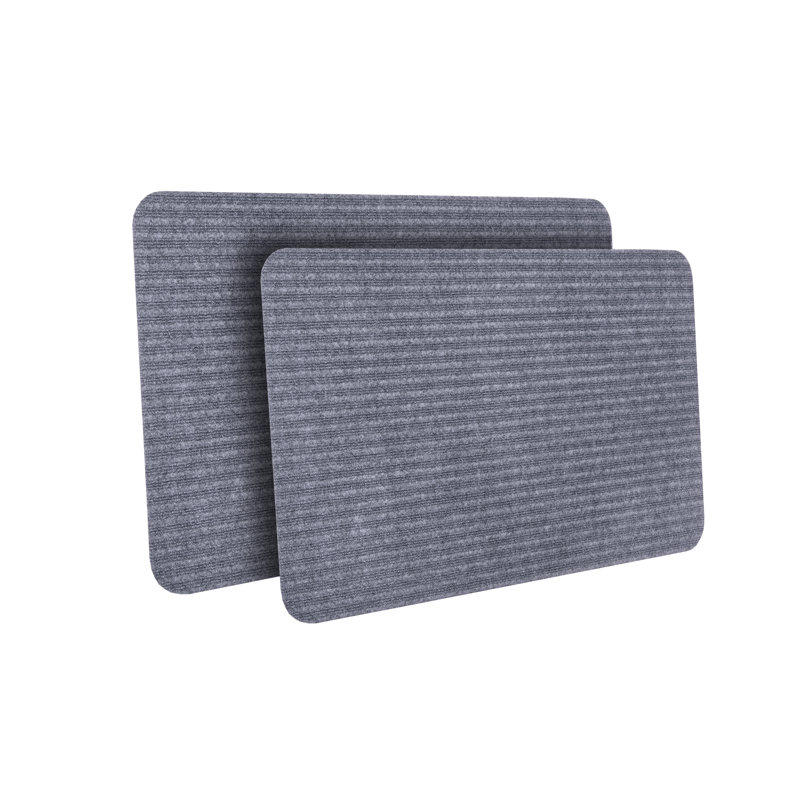 Doormat, Grey/Brown/Blue