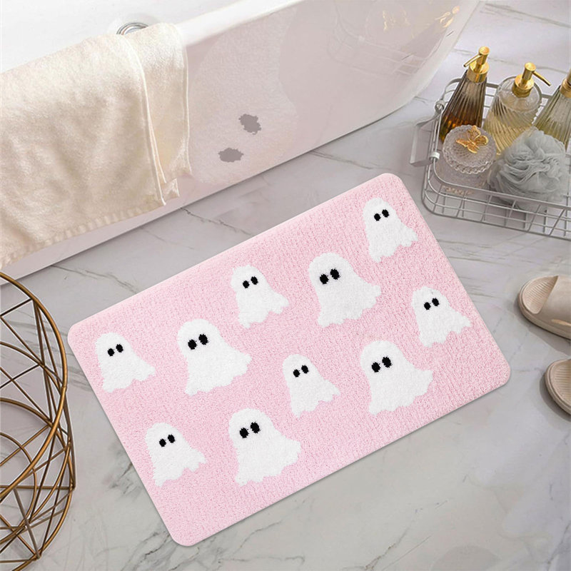  Paillasson d'Halloween pour l'extérieur Paillasson Spooky, Pink