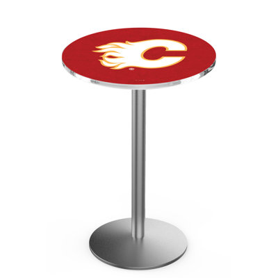 NHL Round Metal Base Dining Table