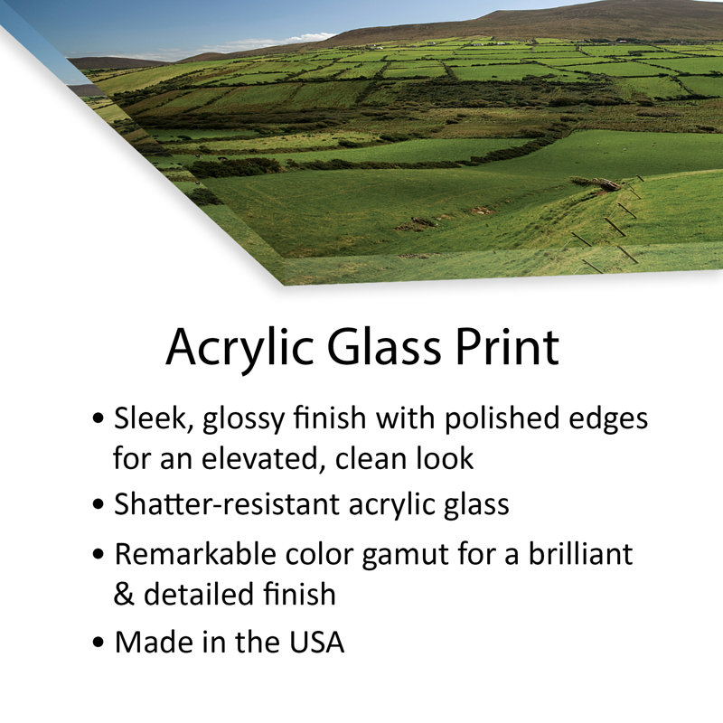 Keit, campagne irlandaise, fermes, paysage, paysage par Patrick J. Wall