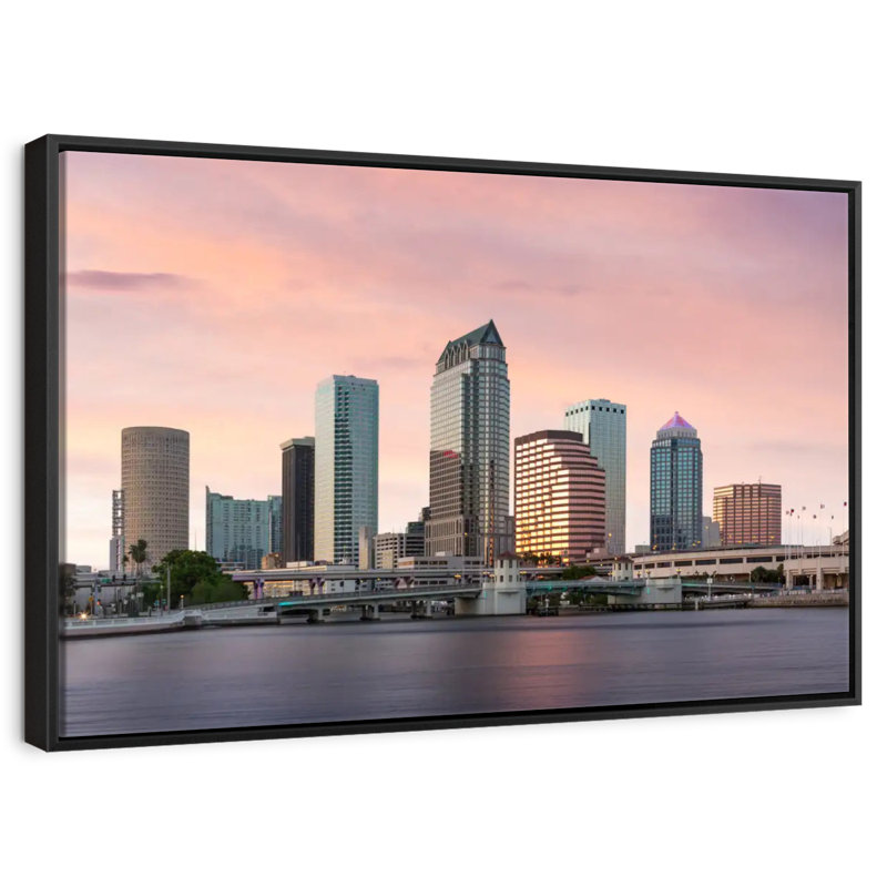 Tampa Bay, Cadre flottant noir, 40 po x 27 po