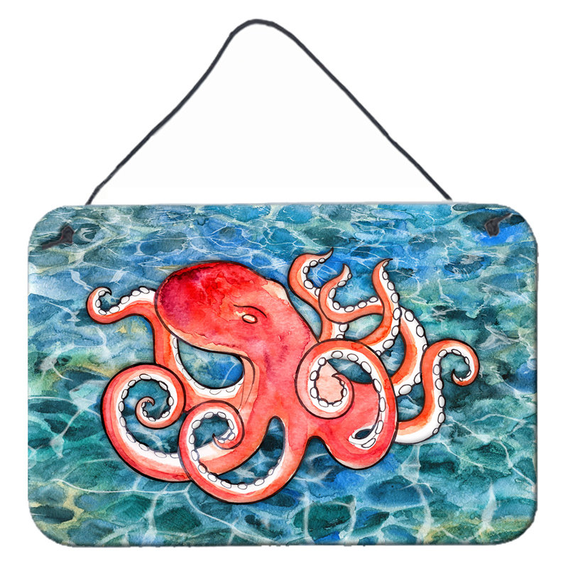 Décoration murale « crab off prints », Rouge