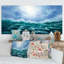 Waves in Storm at Nigh - Photographie sur toile-170820312-170820307