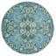 Adelaide Hand Hooked Aqua/Green/Ivory Wool Rug-56510128