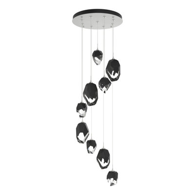 Luminaire suspendu géométrique à 9 lumières Chrysalis