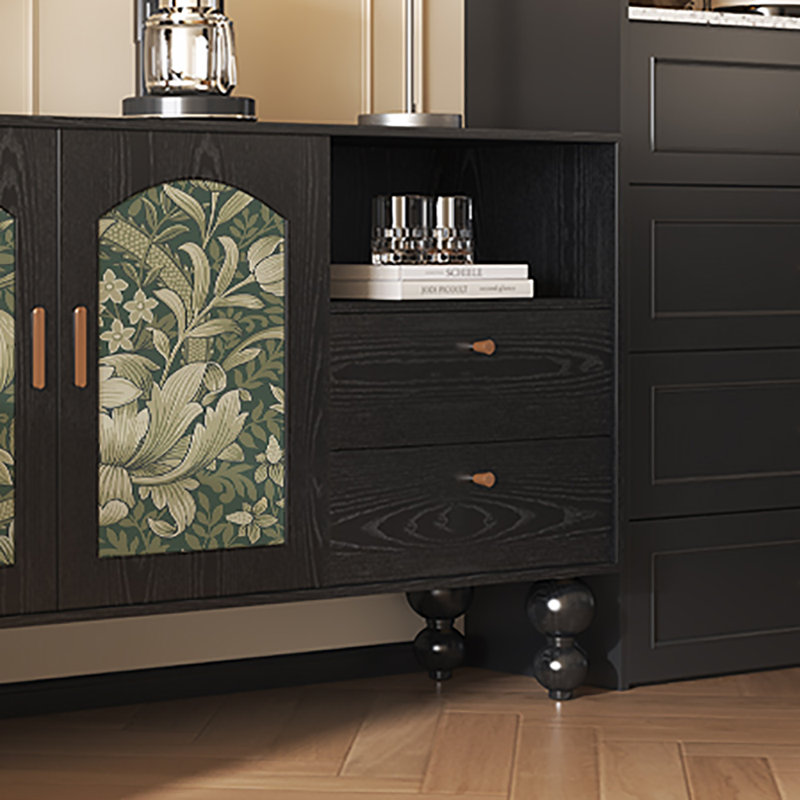 Buffet grande capacité 59,1 po, Noir