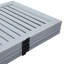 Paravent en bois de sycomore pliable Old White - 4 panneaux, panneau d'optimisation de l'espace blanc, utilisation polyvalente, rehausser