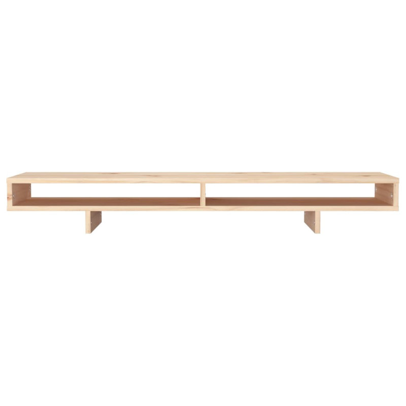 Lakeida Wood Monitor Stand, Brown