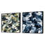 Courtnei - Ensemble de 2 collages carrés abstraits-101847073-101847072