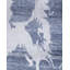 Tapis moderne noué à la main de conception unique - bleu, 9 pi 2 po x 11 pi 10 po Modern