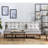 Elegant 3-Seat Sofa-Bed, Cream Linen Upholstery, 70.9 x 30.7 x 31.5 inches | Hornbeam Wood Frame, Wooden Legs (8.3 in) | 28 DNS Foam for Comfort | Rustic Scandinavian Design, Perfect for Living Rooms & Guest Rooms-850421239