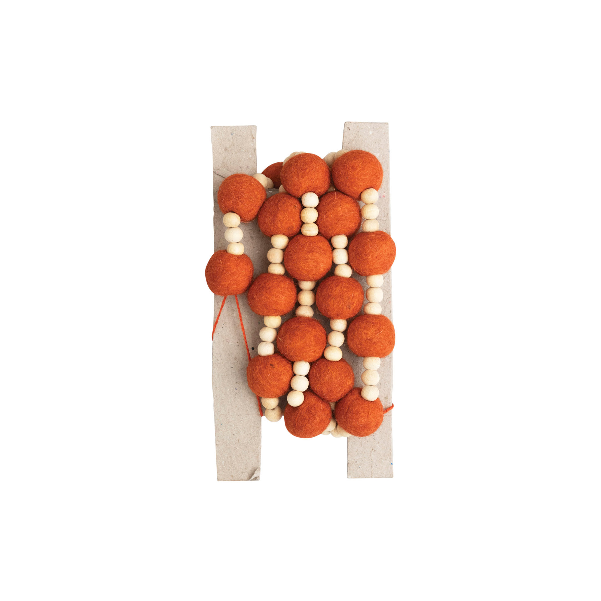 6' Brown Bead Novelty Garland