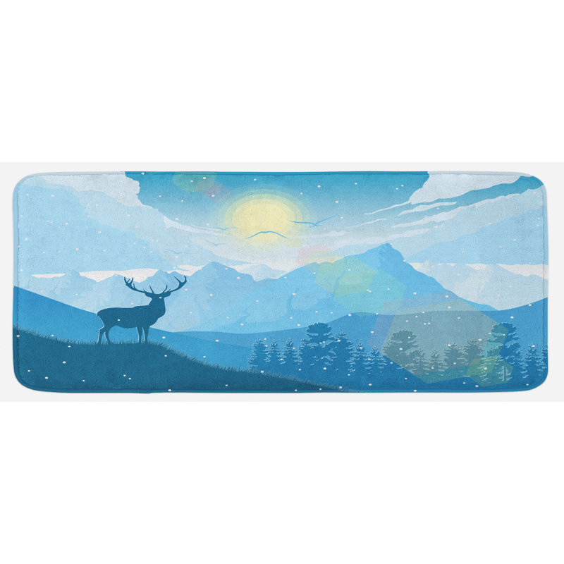 Tapis de cuisine pour la chasse cerf
