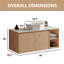 Meuble-lavabo simple 36 po