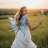 4Pcs Cute Flower Crown Fairy Costume Set, Star Wand Elf Ears Fairy Butterfly Wings Dress-Up, Gold Foil Sparkling Angel Wings-710501064