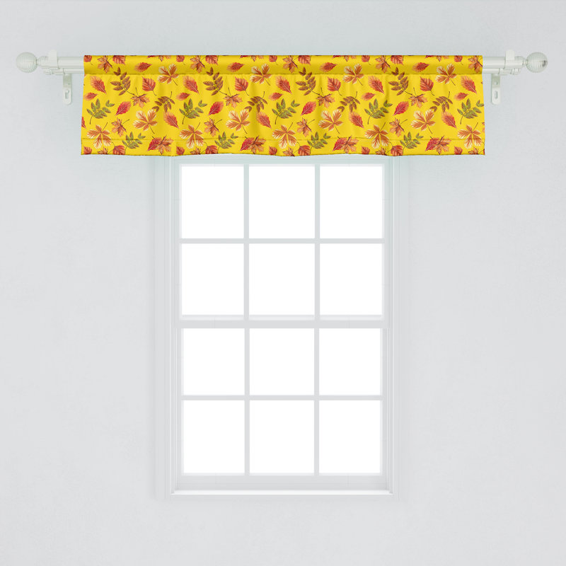 Multicolore ensemble de 2 cantonnières 54 po x 12 po Ambesonne