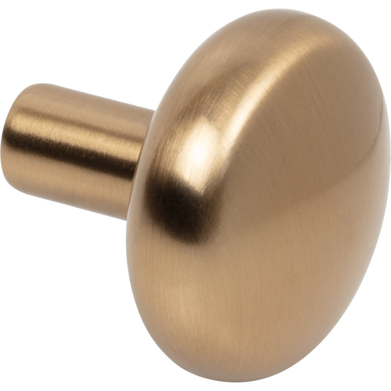 Loxley Mushroom Knob, Satin Bronze