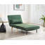 Griswalda 1 Seater Velvet Reclining Futon-1718516470
