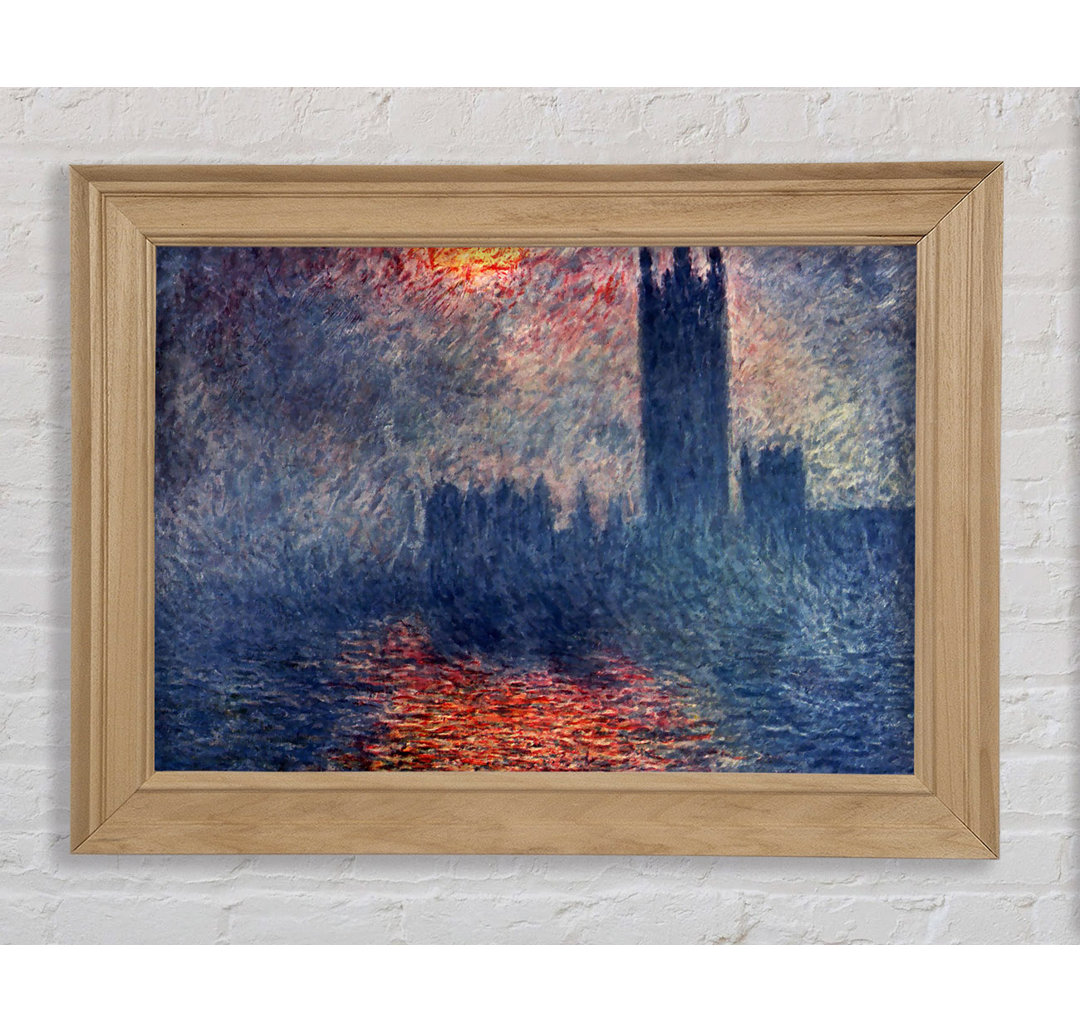 Monet Parlament in London - Druck