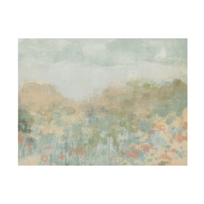 Wrapped Canvas Wall Art - June Erica Vess  'Dreamy Meadow II' Wall Art for Living Room, Bedroom, or Office Décor  - 24x32