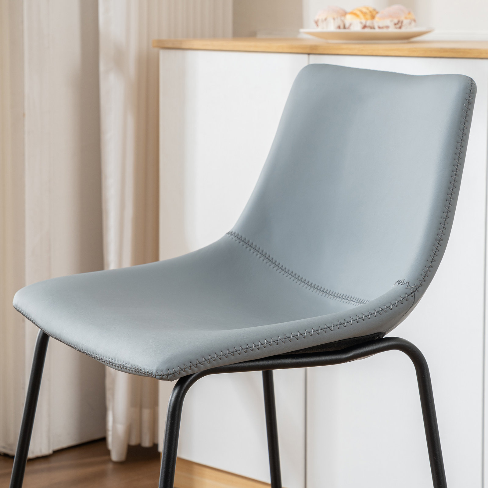 Anke Bar and Counter Stool, Gray, Counter Stool (24” Seat Height)
