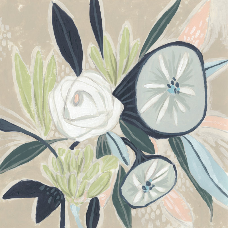 Confetti Bouquet I by June Erica Vess - Wrapped Canvas Painting, 30cm H x 30cm W