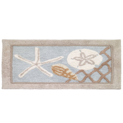 Timmins 100% Cotton Non-Slip Bath Rug