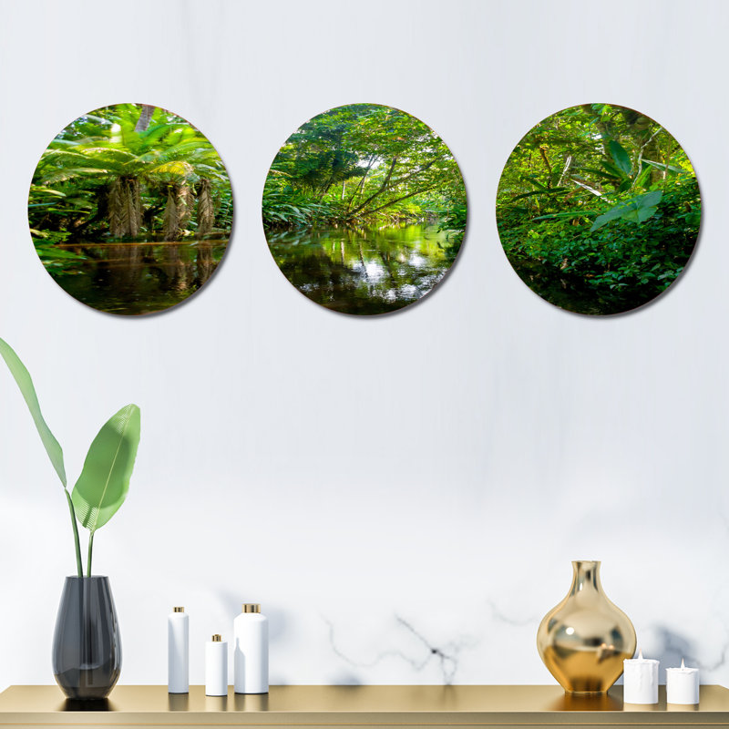 Rustic Abstract Wall Decor on Metal