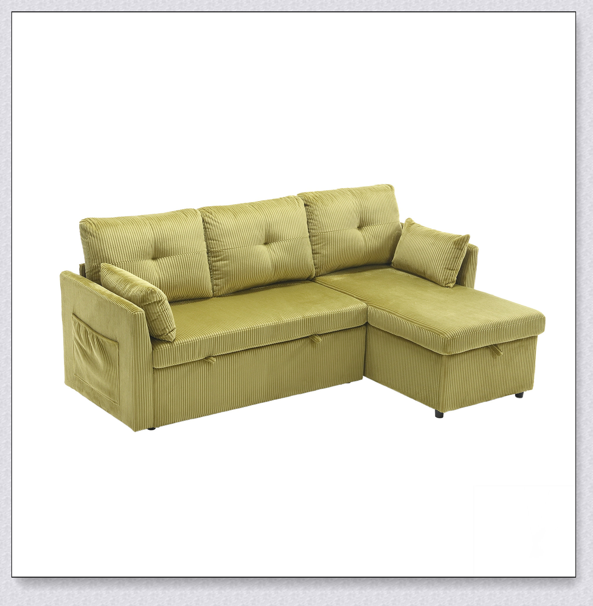 Latitude Run® Modular Sectional Sofa L Shaped Modular Couch With ...
