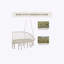 Balancelle en macramé pour 2 personnes Outsunny
