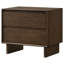 Table de chevet 2 tiroirs Hemlock
