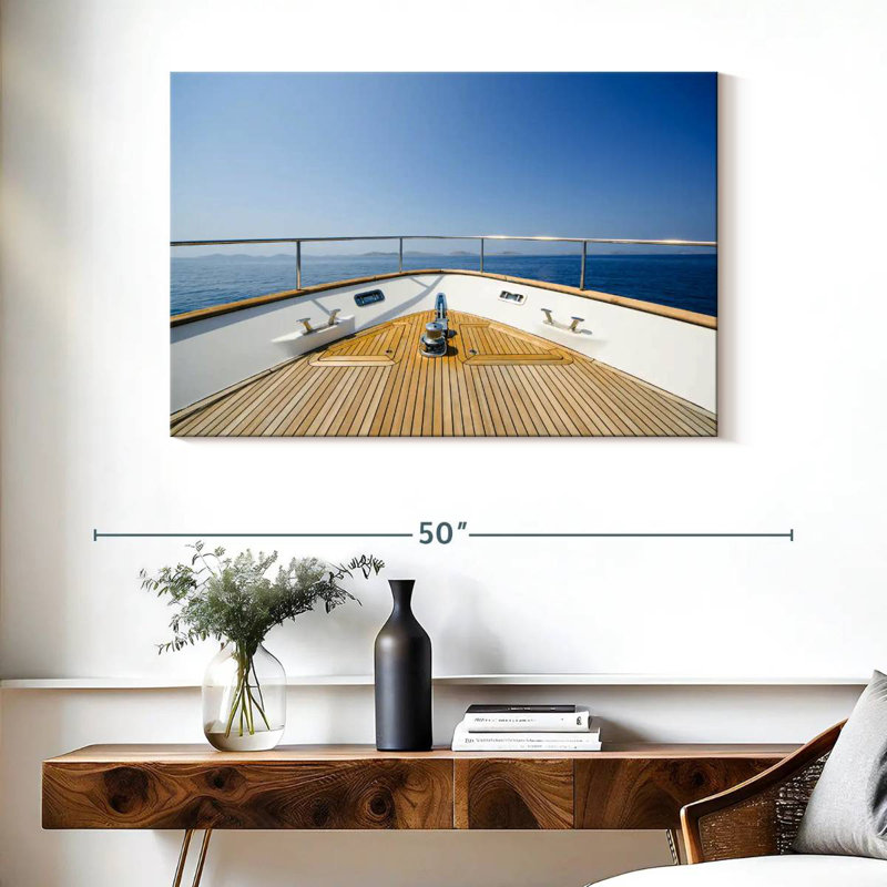 Mehar Yacht Forward Deck, 26" H x 39" W