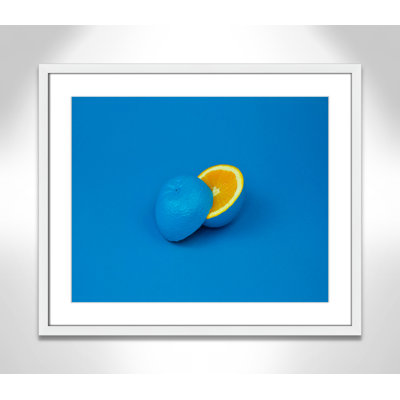 Pop orange en bleu par Davisuko